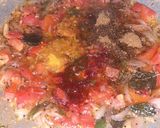 A picture of step 8 of Palak tomato curry with cream.