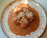 Foto del paso 12 de la receta: Ñoquis de remolacha rellenos + salsa de morrón al curry