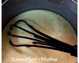 A picture of step 1 of Paneer stuffed khandvi.