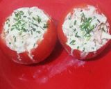 Foto del paso 1 de la receta: Tomate relleno con ciboulette y mayonesa