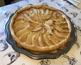 Une image de l'étape 10 de Tarte poires et amandes (pâte brisée au saindoux).