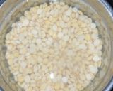 A picture of step 1 of Bengal Gram Chicken Karahi.