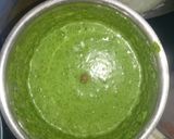 A picture of step 6 of Healthy chila with hari chutney and dahi.