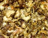 A picture of step 7 of Karele gosht.