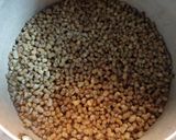 A picture of step 1 of Moth dal egg tadka.