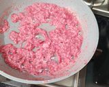 A picture of step 3 of Beetroot Coconut Laddu.