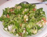 Foto del paso 6 de la receta Ensalada de canónigos y pechuga de pavo