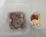 Foto langkah ke 1 dari resep Tumis Udang Cabe Merah Ijo.