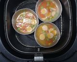 รูปขั้นตอนการทำที่ 2 ของ ไข่เจียวผัดสามสีไร้น้ำมัน (airfryer) ⭐