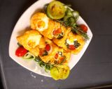 A picture of step 6 of Breakfast egg cups.