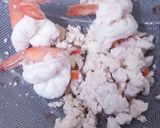 รูปขั้นตอนการทำที่ 7 ของ ยำถั่วพูกุ้งสดไข่ต้มยางมะตูม