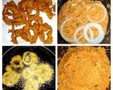 A picture of step 2 of Masoor dal rings.