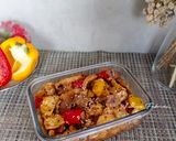 Foto langkah ke 7 dari resep Sapi Tahu Saus Lada Hitam.
