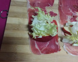 Foto del paso 1 de la receta: Tapa de rollitos de jamón serrano y queso azul