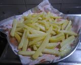 A picture of step 2 of French fries.