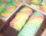 Foto langkah ke 7 dari resep Bolu gulung pelangi.