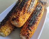 Gambar langkah 5 resipi Jagung Panggang Mentega Pedas Manis.