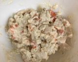 焗烤魚卵蝦丁油豆腐的食譜步驟2照片