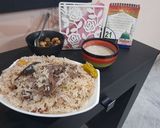 A picture of step 5 of Mutton yakhni pulao😍🤩.