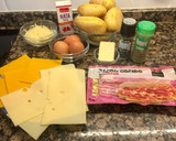 Foto del paso 3 de la receta: Pastel de patata con baicon y queso