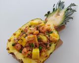 Une image de l'étape 4 de Riz sauté à l’ananas.
