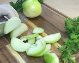 Hühnerleber mit Zwiebeln Rezeptschritt 1 Foto