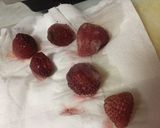 รูปขั้นตอนการทำที่ 1 ของ ไดฟูกุ Nutella Strawberry