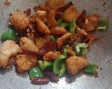 Gambar langkah 6 resipi Ikan Dori Kung Pao.