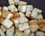 A picture of step 4 of Paneer Kolhapuri.