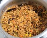 A picture of step 9 of Ulava Charu Vegetable Pulao - Andhra Style.