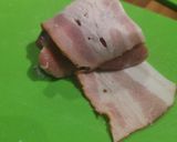 Sertésszűz baconbe göngyölve, párolt zöldségekkel recept fázis 1 fotója