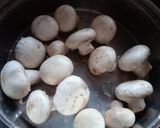 A picture of step 1 of Mushroom Masala.