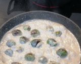 Foto del paso 4 de la receta Rigatoni con Coles de Bruselas y Leche de Coco