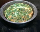 A picture of step 3 of Spinach and Feta Egg White Frittata.