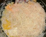 Dupla sajtos tészta 🧀🥓🌽 recept fázis 1 fotója