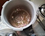 A picture of step 1 of Potato Peas Pulao.