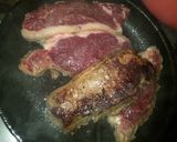 Foto del paso 2 de la receta: Bife de chorizo con fideos salteados con verduras...🤔