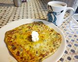 A picture of step 4 of Methi parantha.