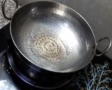A picture of step 1 of Gathiya-tomato curry|moti sev -tamatar ki sabji.
