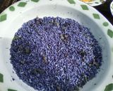 Foto langkah ke 4 dari resep Beras Biru Bunga Telang.