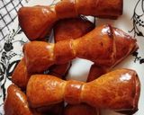 A picture of step 5 of Bow tie cardamon bread.