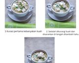 Foto langkah ke 5 dari resep Sup Tahu Putih Kuah Homemade Dashi.