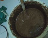 Foto langkah ke 4 dari resep Birthdaycakepokky (basecake brownis kukus ny liem).