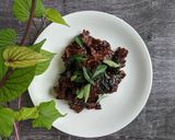 Gambar langkah 9 resipi Daging Kam Heong || { Kam Heong Beef }.