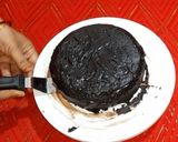 எஃலெஸ் சாக்லேட் ட்ரஃபில் கேக் (Eggless Choco Truffle Cake Recipe in TAmil) ரெசிபி ஸ்டேப் 18 புகைப்படம்