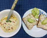 A picture of step 4 of Homemade Cheese Spread dip with Mixed Herbs and Garlic.