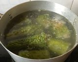Hình bước làm 3 của món Canh Khổ Qua Nhồi Chả Cá
