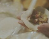 A picture of step 14 of Hand Mixer Pork and Napa Cabbage Dumplings.