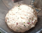 A picture of step 2 of Onion chapati.