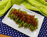 Foto langkah ke 3 dari resep Buncis Bumbu Ebi Pedas.
